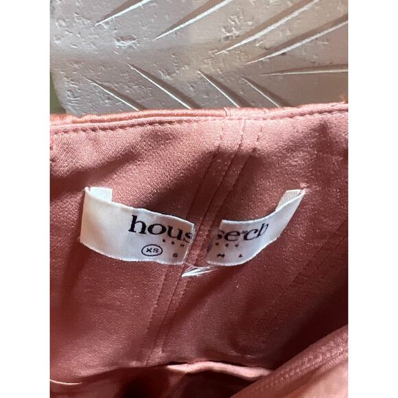 House of CB Myrna Chocolate Satin Corset Slip Midi Dress Size XS Extra Small - Picture 7 of 10